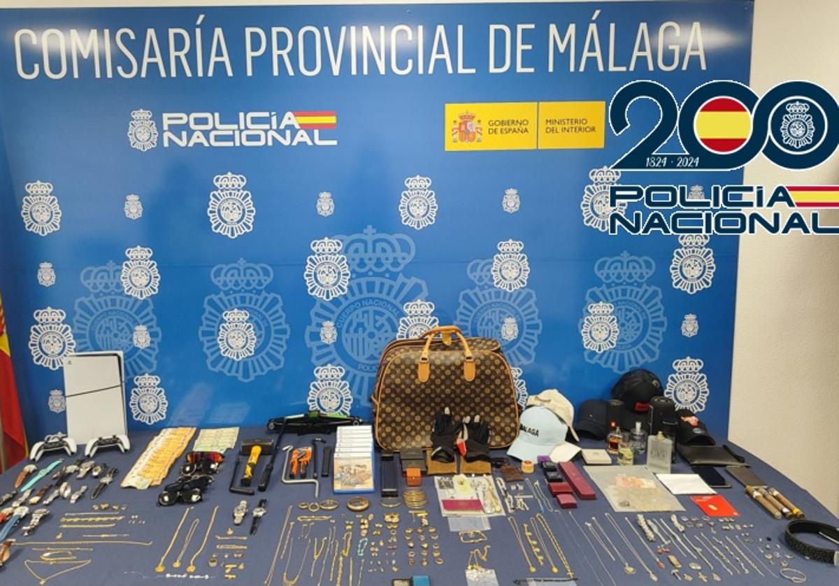 Detenidos tres miembros de una red a la que se le atribuyen 15 robos en viviendas en Málaga