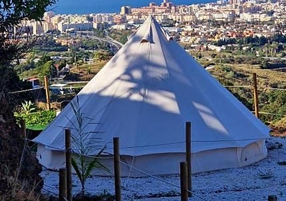 Yurta, el alojamiento que cada vez tiene más adeptos en Málaga