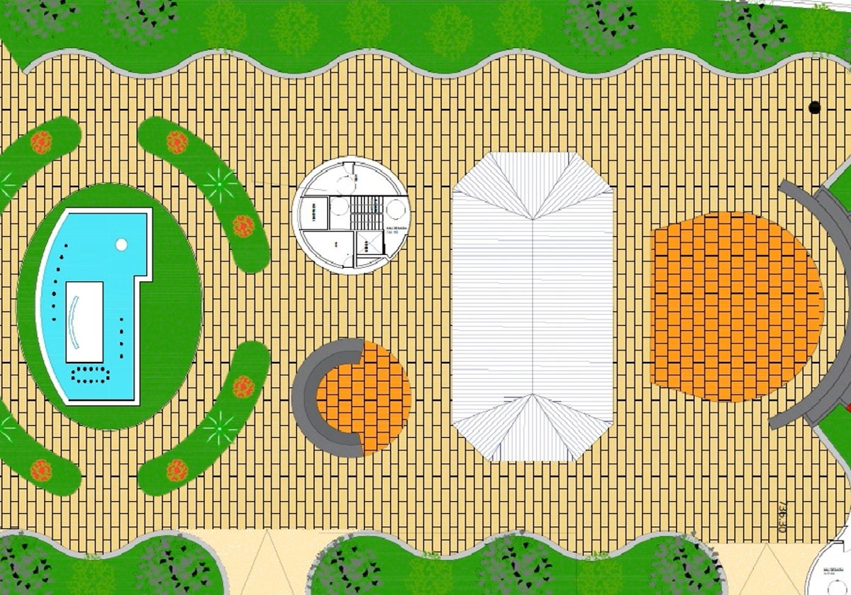 Planos del futuro aparcamiento del antiguo cuartel militar de La Concepción.