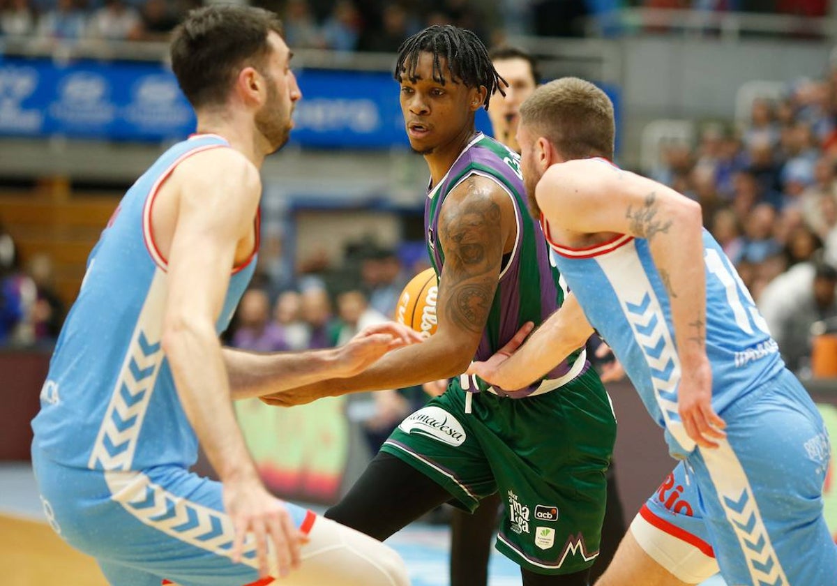 Tyson Carter, en el partido contra el Breogán.