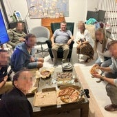 Última foto de familia, horas antes de que Antonio falleciera.
