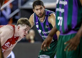 Tillie, durante el partido contra el Manresa.