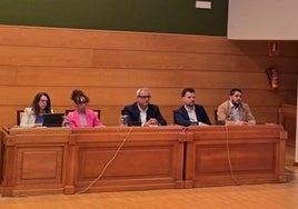 El grupo municipal socialista de Torremolinos, durante la sesión plenaria.