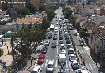Retenciones en Avda. Guerrero Strachan.
