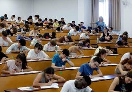 Una imagen de la selectividad del curso pasado.