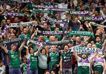 La afición del Unicaja bate 'su' propio récord de asistencia en una temporada