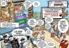 La plaza Noniná: la 'actualidad' malagueña vista por Idígoras y Pachi