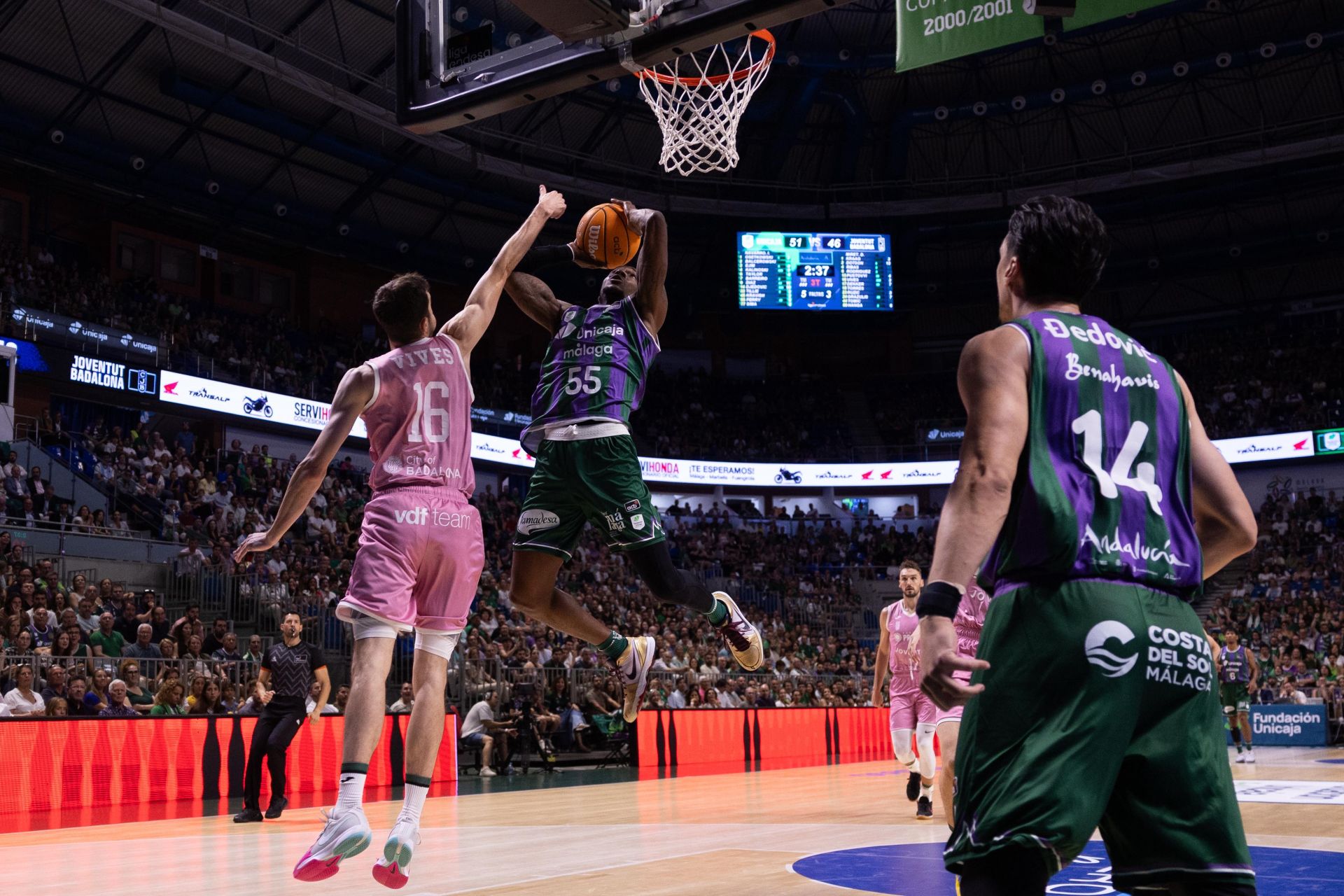 El Unicaja- Joventut, en imágenes
