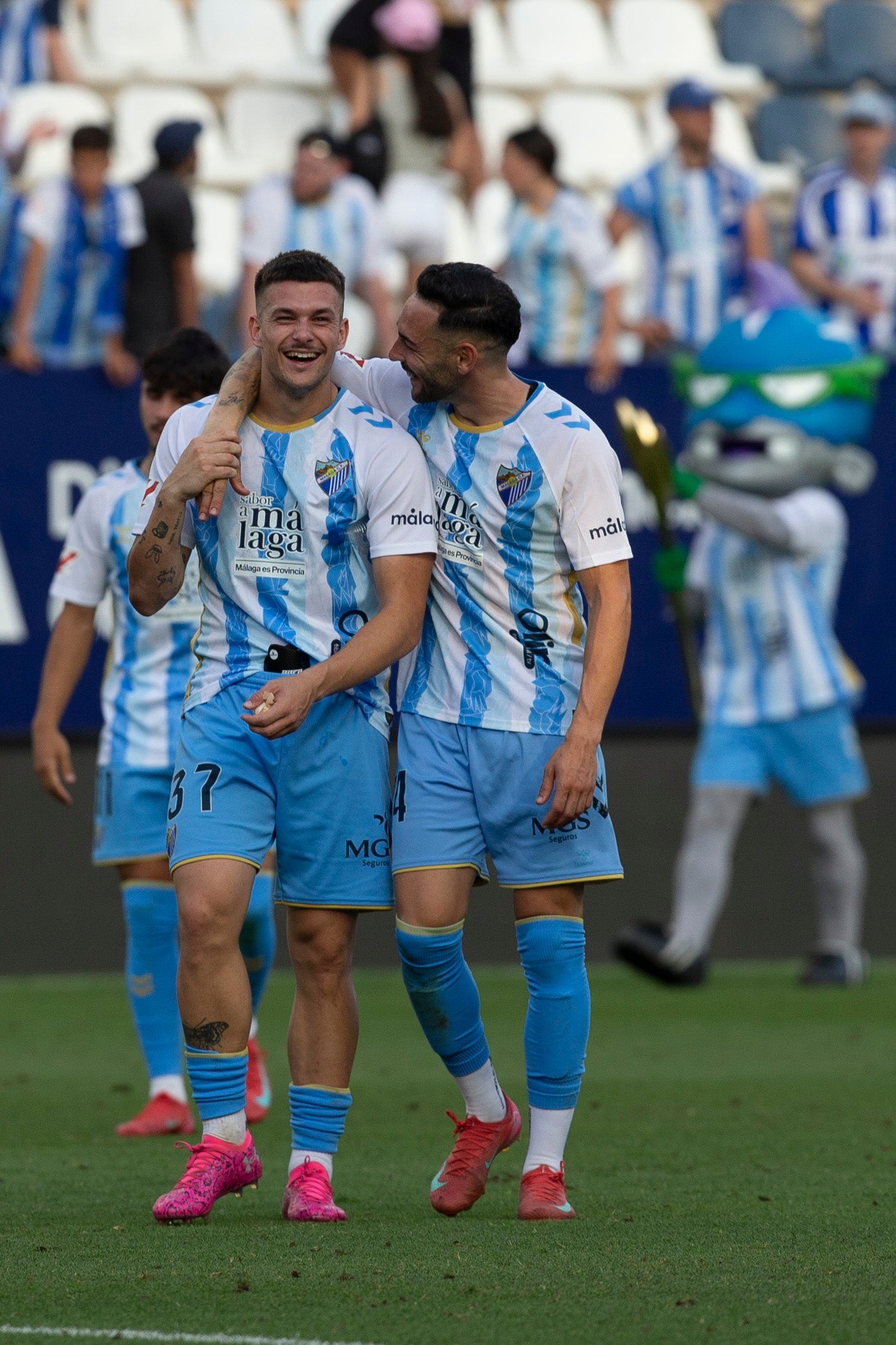 Las mejores imágenes del Málaga-Burgos