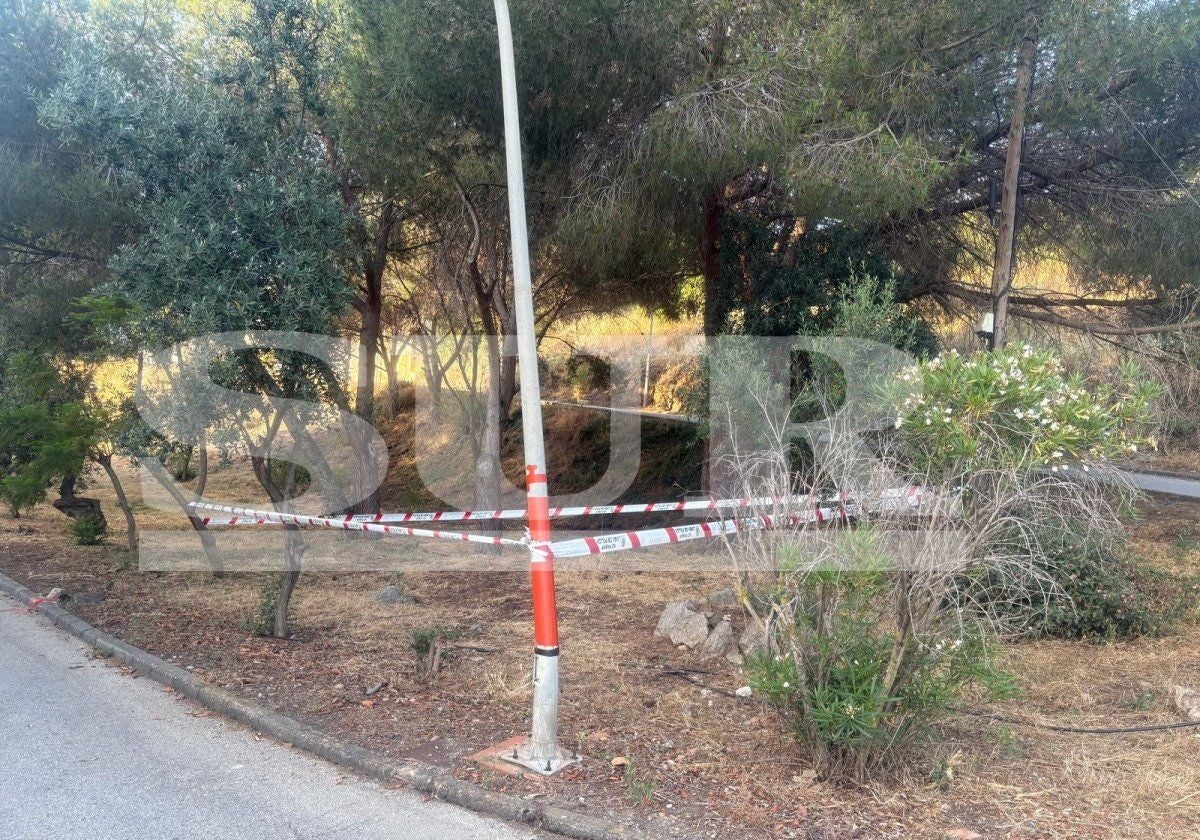 Imagen de la zona en la que ocurrió el suceso, en la urbanización Caleta del Sol.