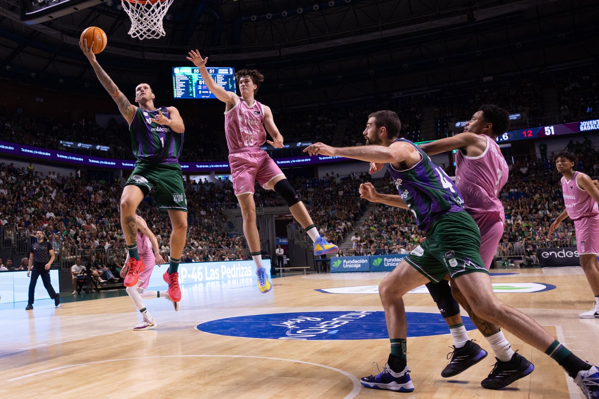 El Unicaja- Joventut, en imágenes