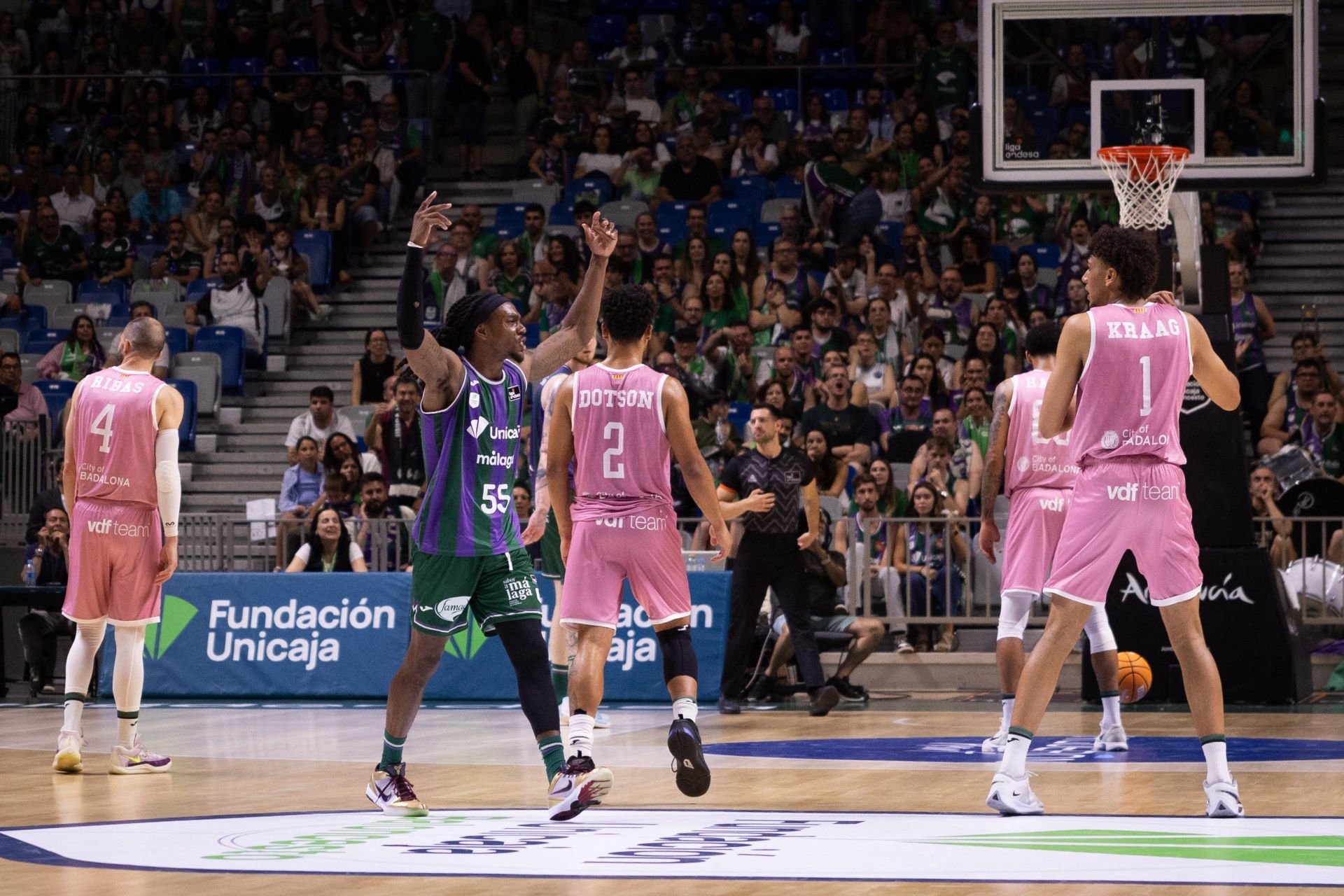 El Unicaja- Joventut, en imágenes