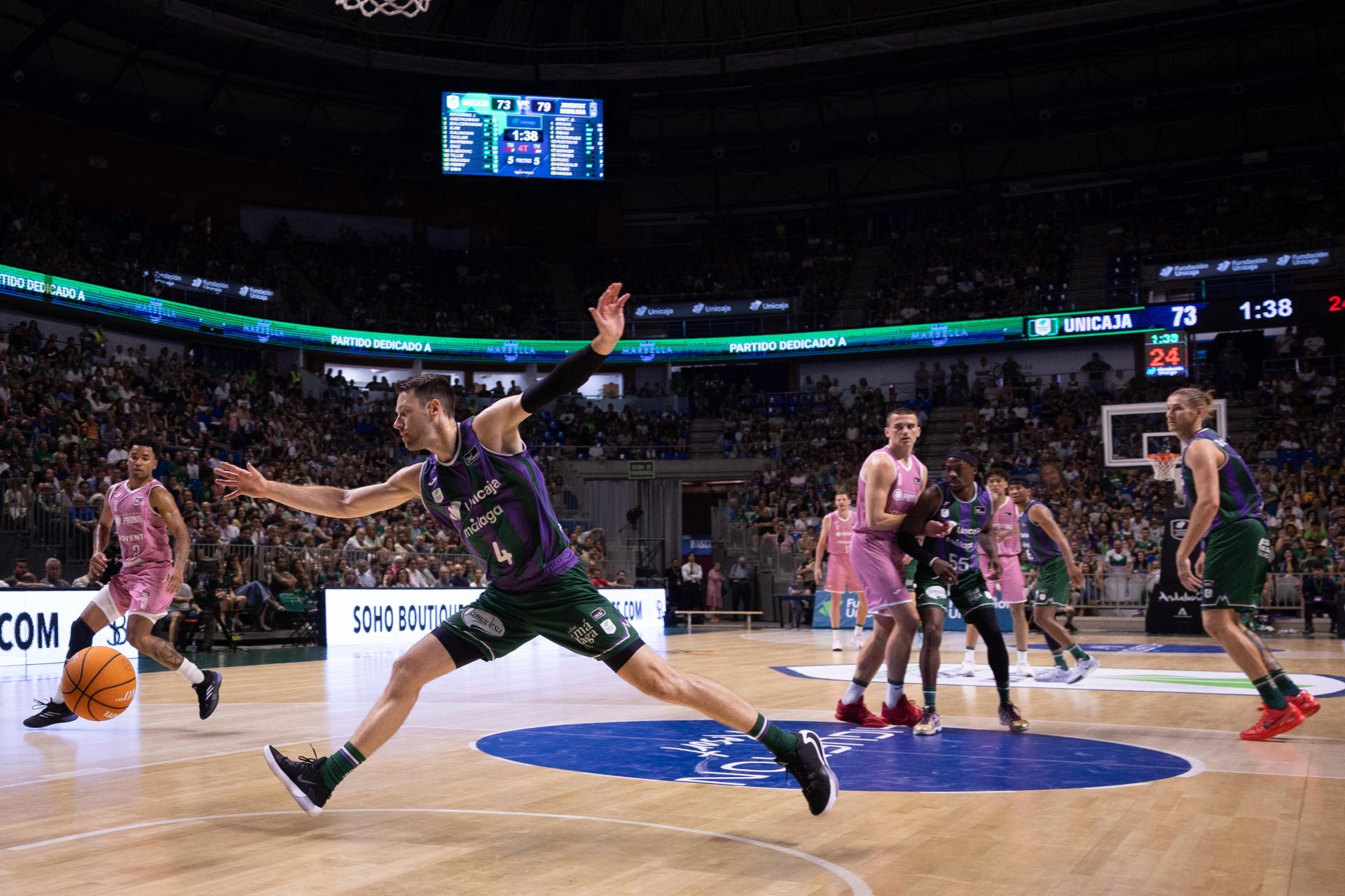 El Unicaja- Joventut, en imágenes