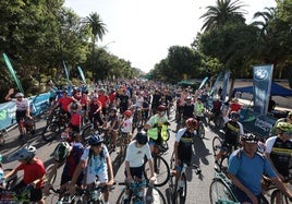 El XVIII Día de la Bici Ciudad de Málaga, en imágenes