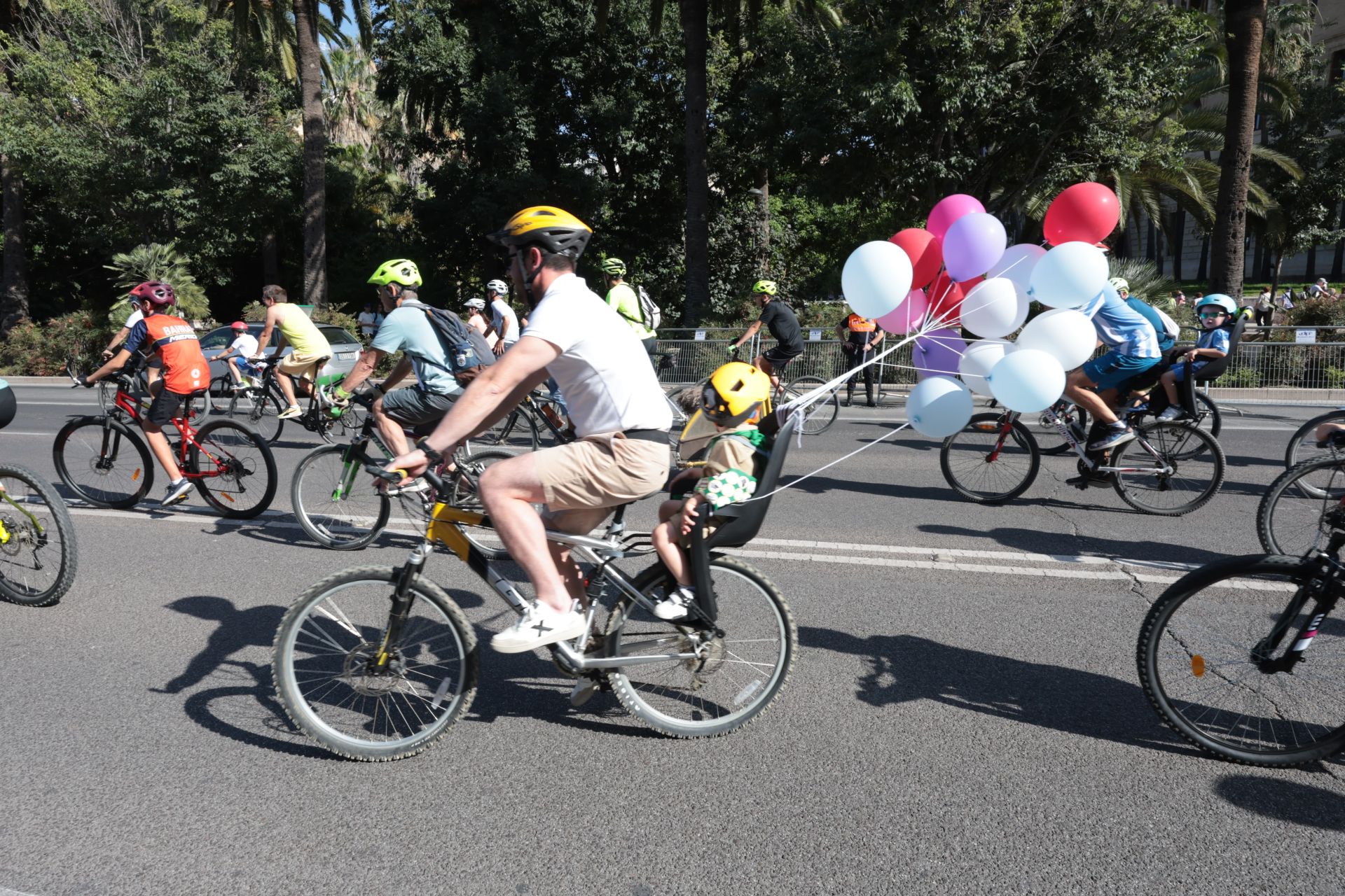El XVIII Día de la Bici Ciudad de Málaga, en imágenes
