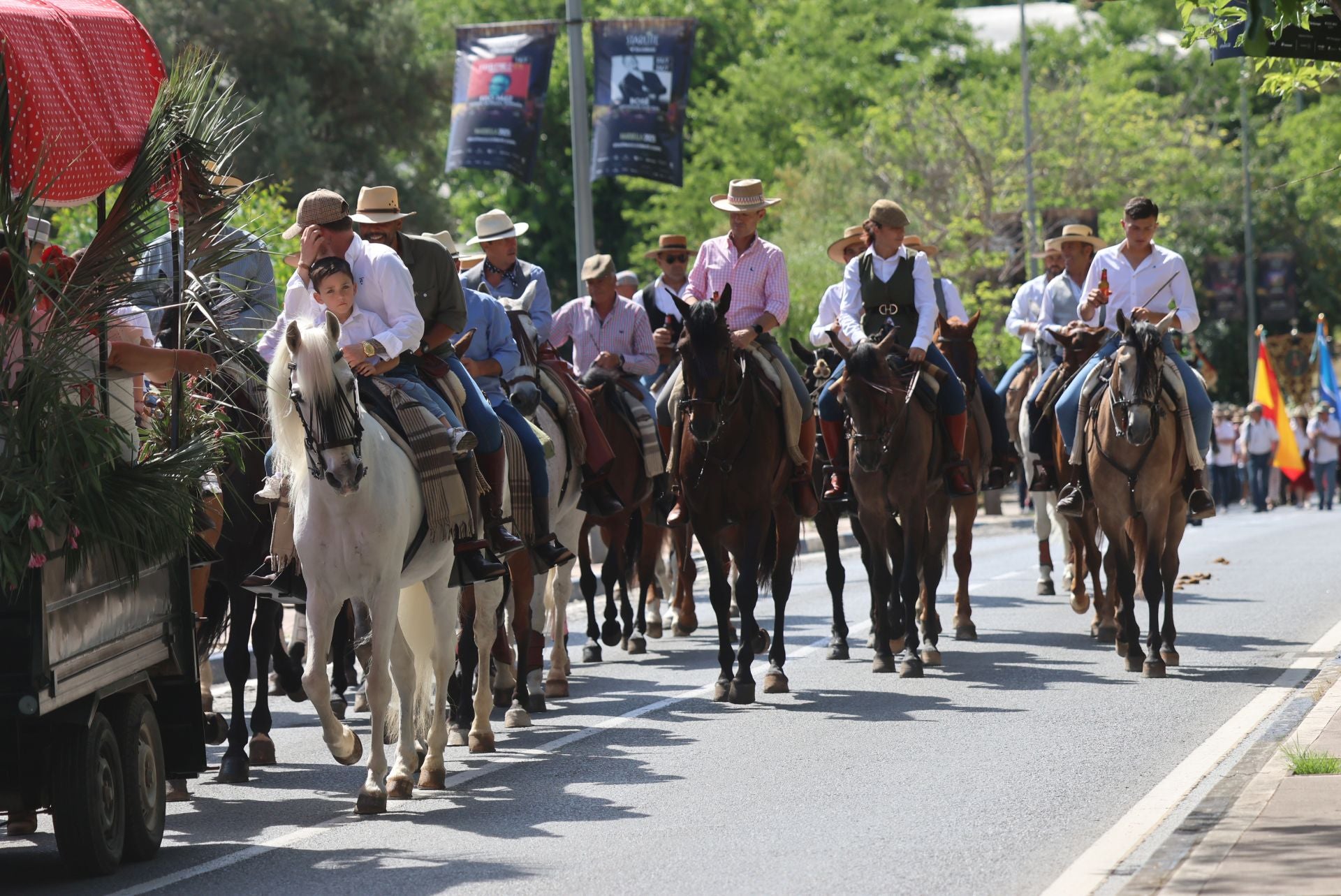 Marbella celebra su romería en honor a San Bernabé