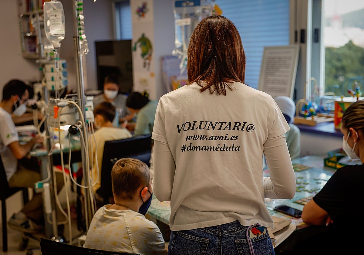 Alrededor de 200 voluntarios trabajan con Avoi en el Hospital Materno de Málaga.