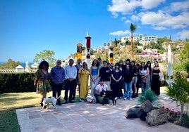 Visita del autor al colegio El Pinar.