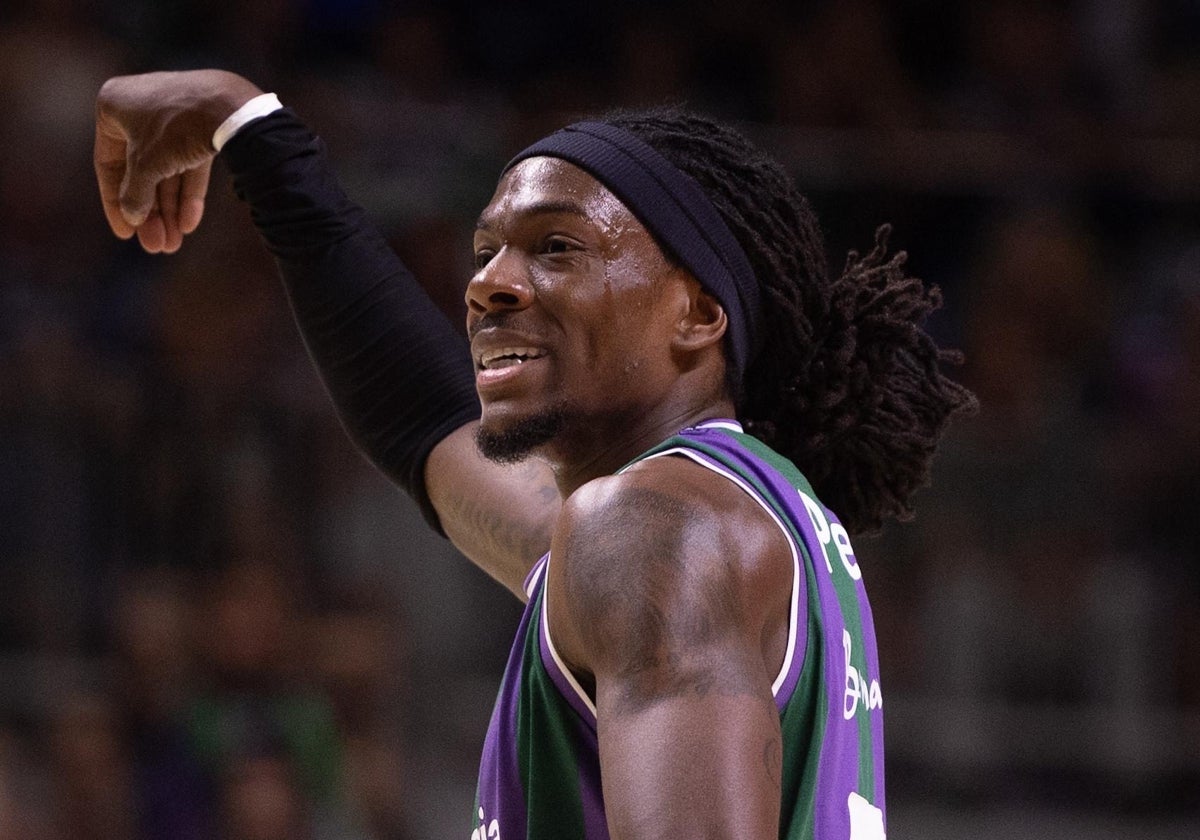 Kendrick Perry, en el partido ante el Barcelona.