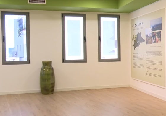 El nuevo Centro de Interpretación de la Aceituna en Alozaina.