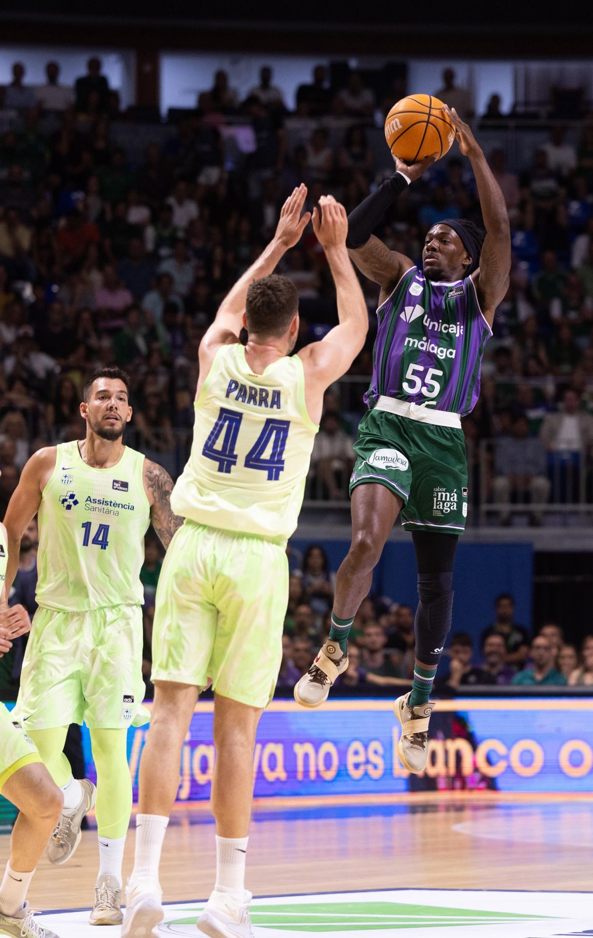 El Unicaja- Barcelona, en imágenes
