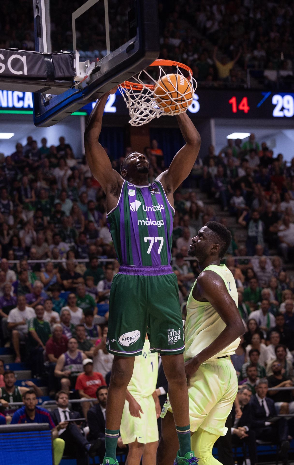 El Unicaja- Barcelona, en imágenes