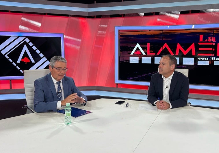 Salado y Castillo, en un momento del programa.