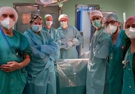 Imagen de la sección de Cirugía Pancreática del Servicio de Cirugía General y Digestiva del Clínico.
