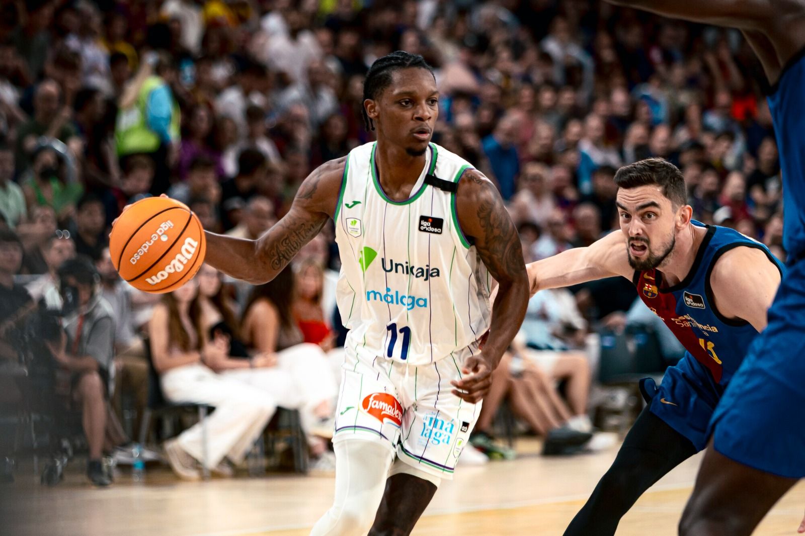 Las mejores imágenes del Barcelona-Unicaja en los &#039;play-off&#039; por el título 2025