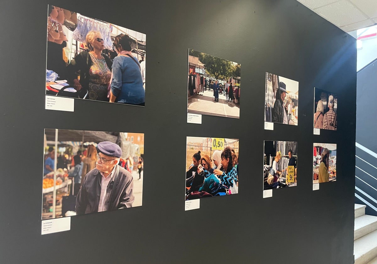La exposición 'Los mercadillos de Málaga:Retratos de la otra ciudad', en la Galería Central.