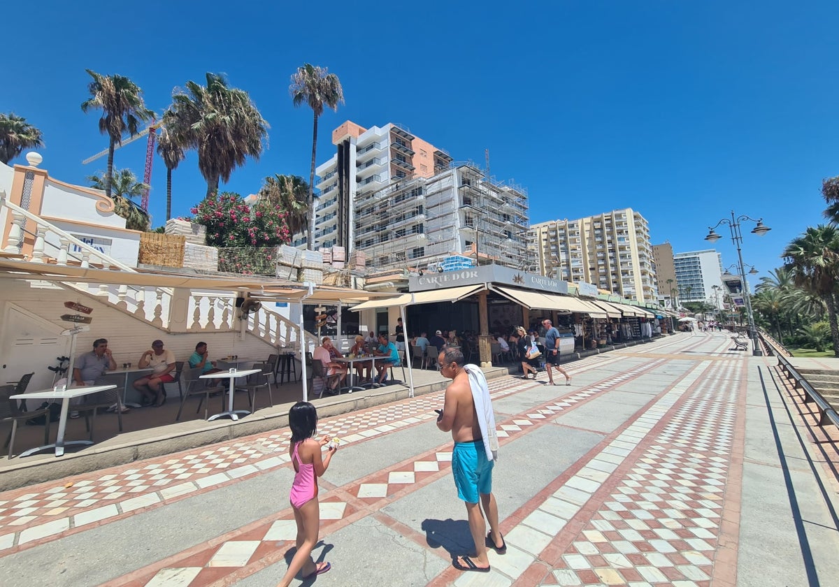 Paseo marítimo de Benalmádena.