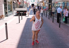 Alba, en una foto de archivo en El Palo.