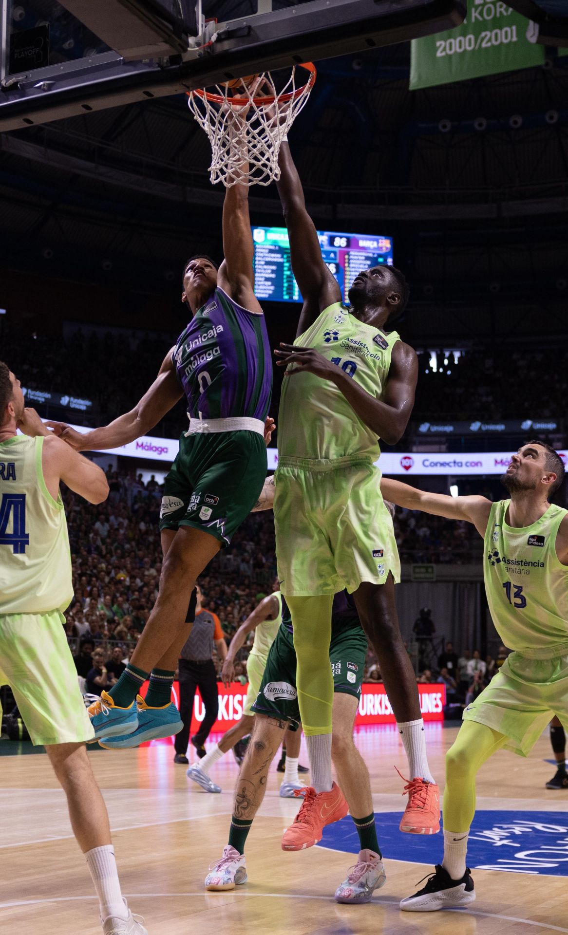 El vibrante Unicaja - Barcelona, en imágenes