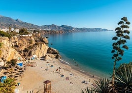 Vista de la playa de Calahonda.