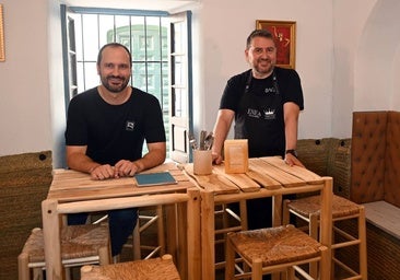 Fabián Villar y David Olivas, en Enea.
