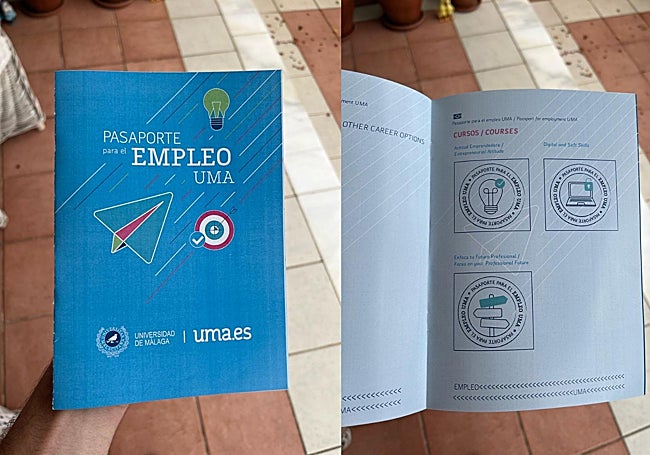 Folletos del pasaporte de empleo de la UMA.