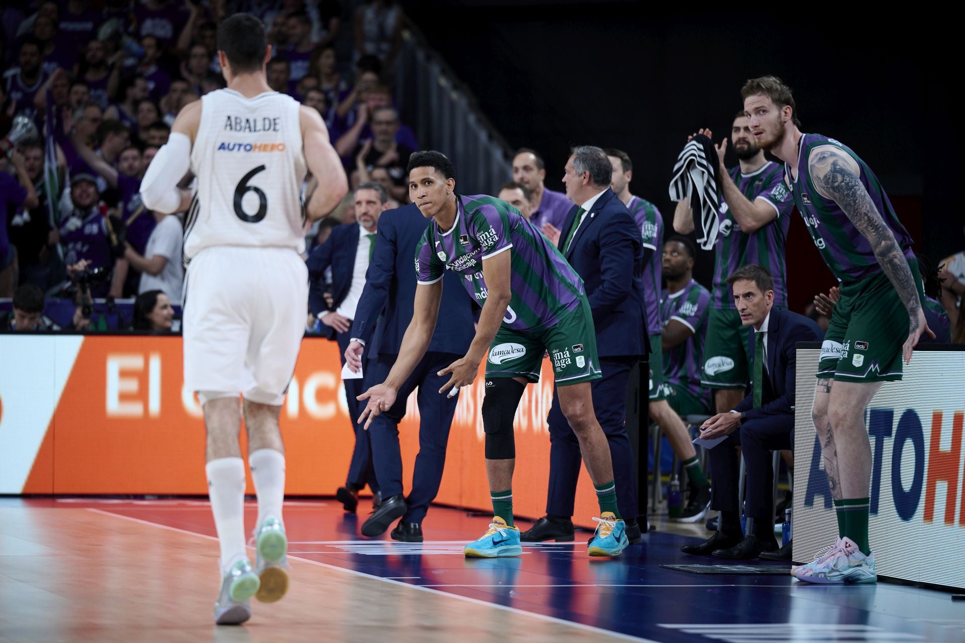 Las mejores imágenes del primer partido de las semifinales Unicaja-Real Madrid