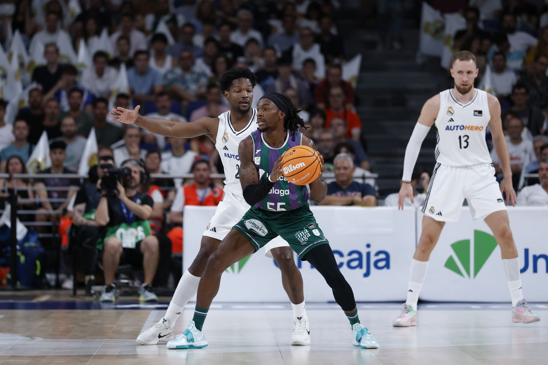 Las mejores imágenes del primer partido de las semifinales Unicaja-Real Madrid