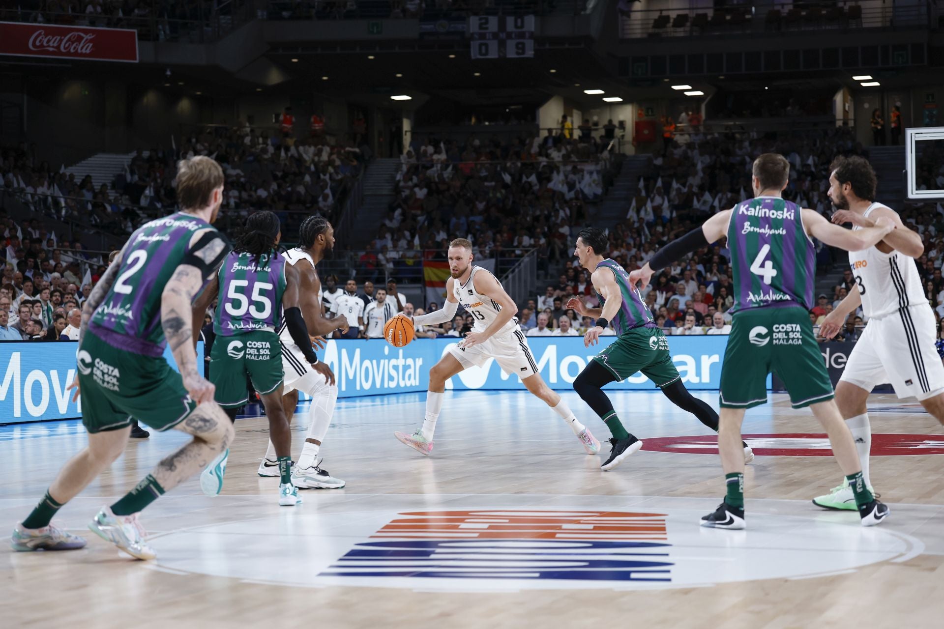 Las mejores imágenes del primer partido de las semifinales Unicaja-Real Madrid