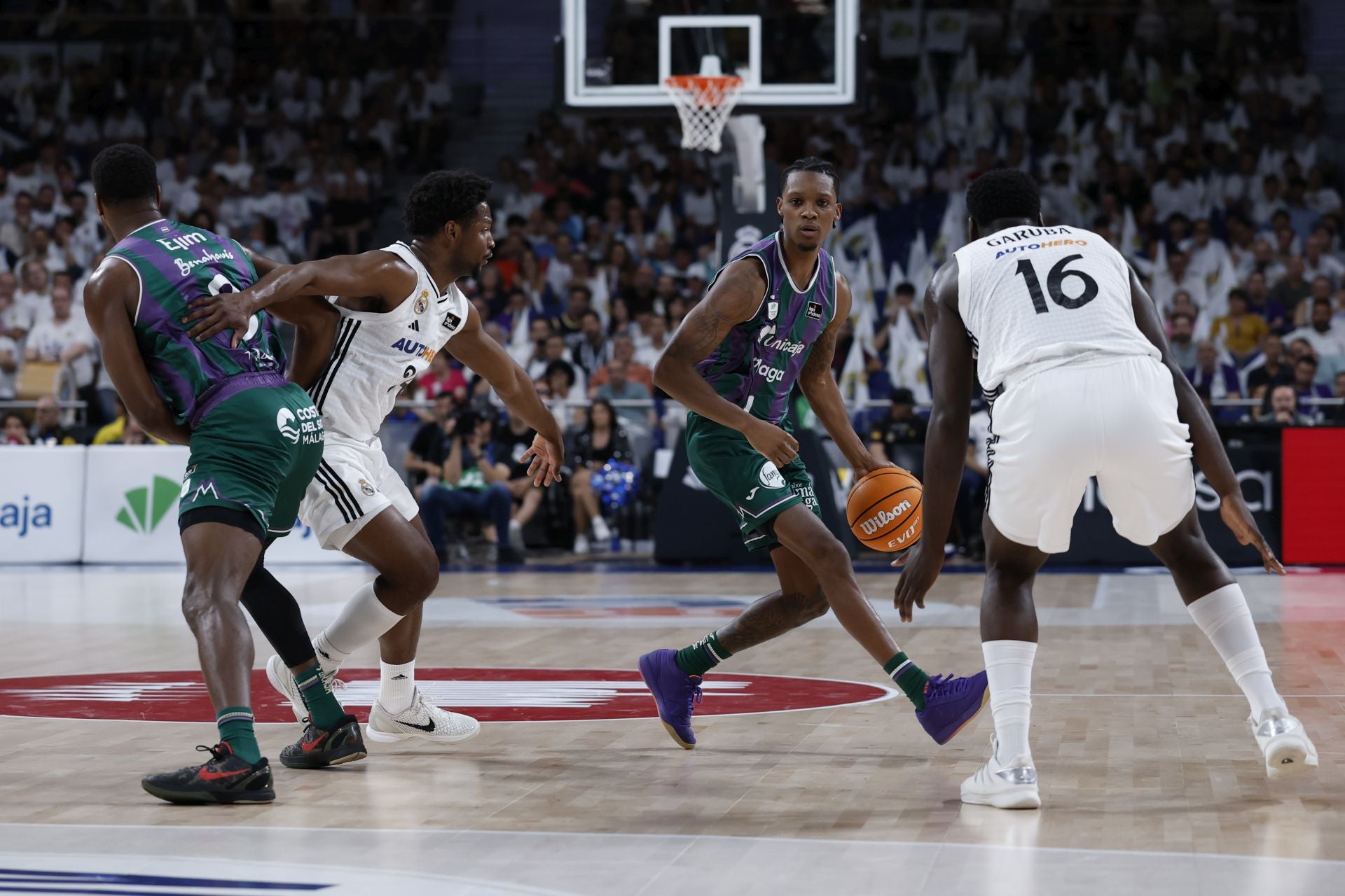 Las mejores imágenes del primer partido de las semifinales Unicaja-Real Madrid