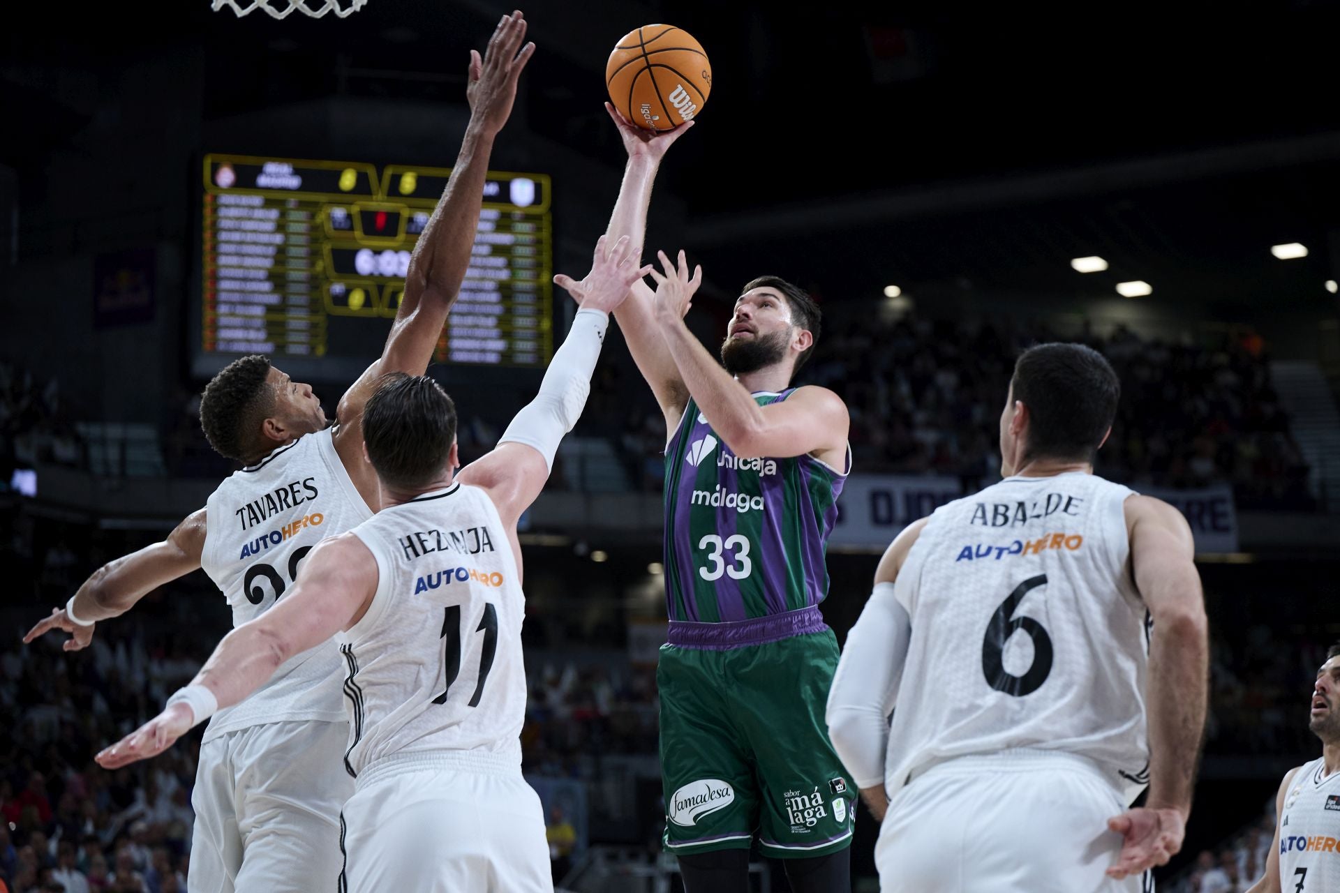 Las mejores imágenes del primer partido de las semifinales Unicaja-Real Madrid