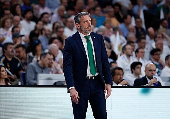 Ibon Navarro, este miércoles.