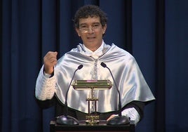 Antonio Banderas es nombrado Honoris Causa por la UMA en 2010