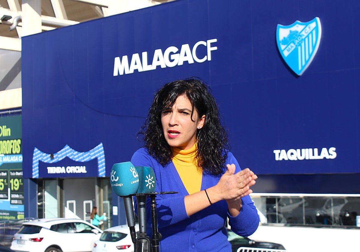 La concejala Toni Morillas, en una comparecencia este jueves.