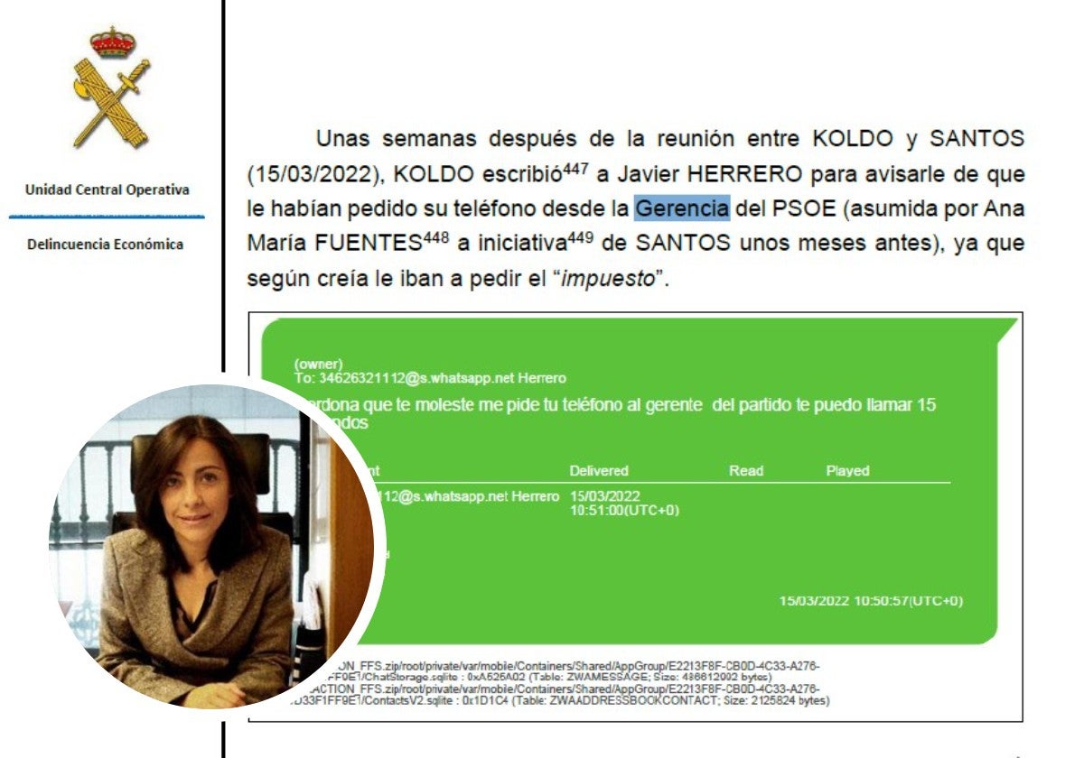 La socialista malagueña que aparece en el informe de la UCO del 'Caso Koldo'