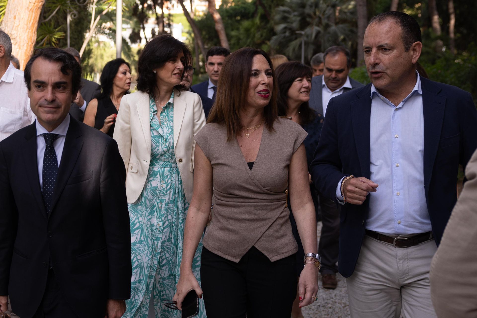 Coloquio entre la consejera de Fomento, Rocío Díaz, con el director de SUR, Manolo Castillo