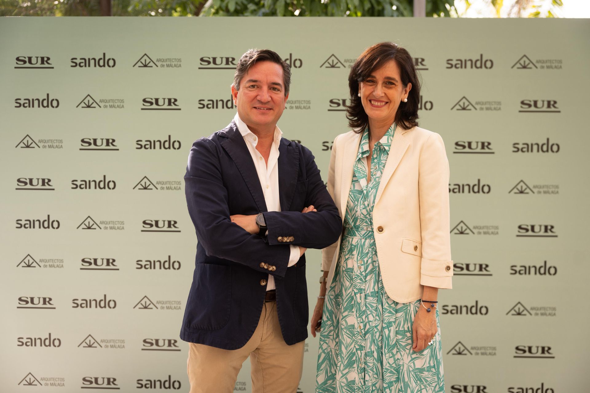 Coloquio entre la consejera de Fomento, Rocío Díaz, con el director de SUR, Manolo Castillo