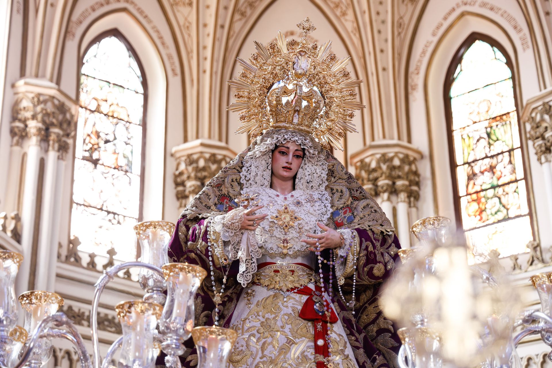 Salida procesional de la Virgen de la Trinidad