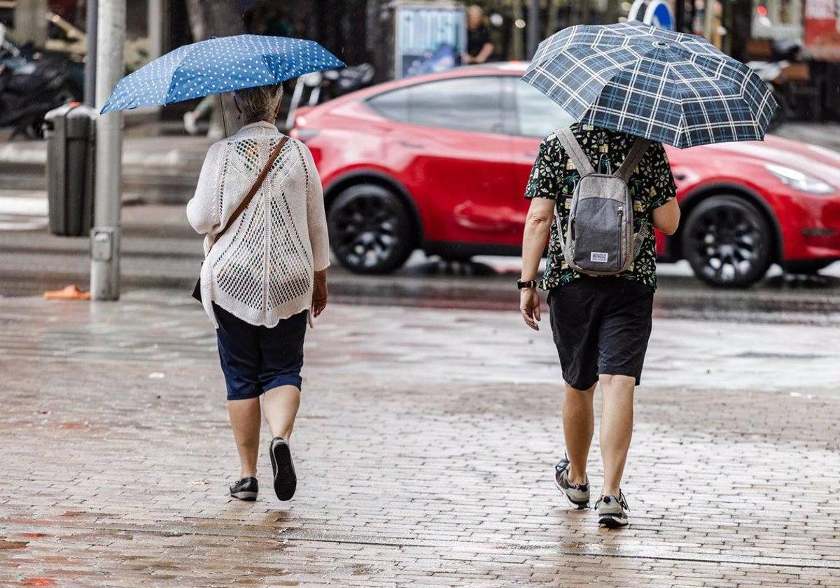 Aemet pone en aviso hoy a Andalucía por fuertes lluvias y tormentas virulentas con granizo