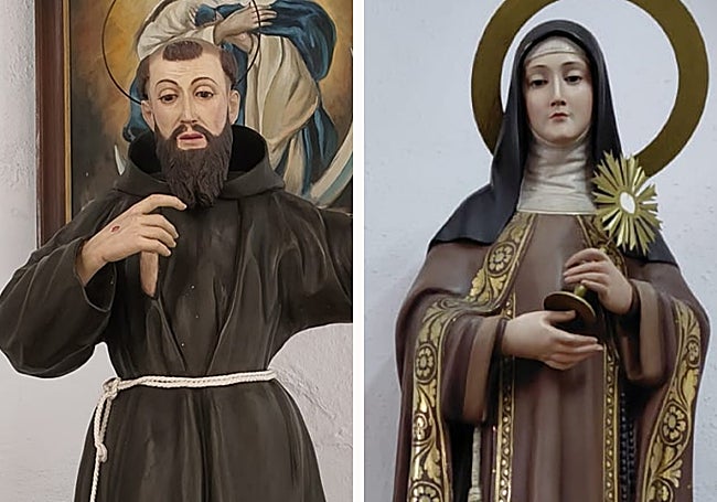 San Francisco de Asís y Santa Clara.